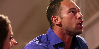 Ariella Ferrera goes down on Johnny Castle and sucks his cock