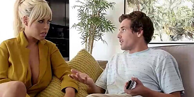 Filthy Step Mother Bridgette B Gets All Holes Demolished By Her Step Son In Taboo Sex Session