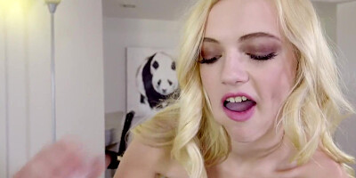 Caught Jerking off little Step Sister Offers Tight Pussy