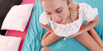 JAY'S POV - TIny Teen Gets Caught and Creampied by her Step Dad