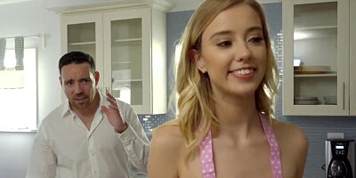 Seductive Haley Reed tries Anal Sex with Stepdad in Kitchen S2:E2
