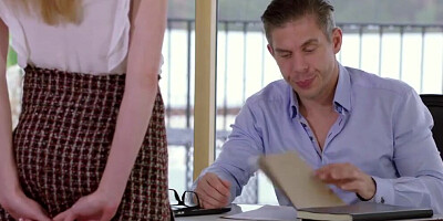 VIXEN Kinky Secretary Gets Tied Up and Fucked By Her Boss