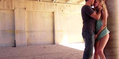 IRIS ROSE FILLED WITH WARM DRIPPING CREAMPIE UNDERNEATH THE FREEWAY