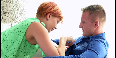 MOM Redhead Milf Gets a Good Fucking Before Creampie