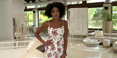 Stunning black hooker is ready fulfill your fantasies in POV