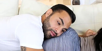 Kitty Caprice's booty shines all oiled-up in this hardcore video