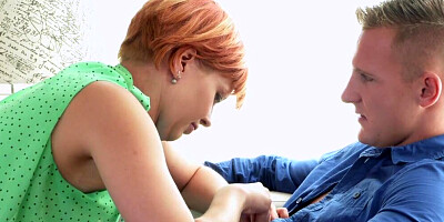 MOM XXX - Redhead Milf gets a good fucking before creampie from young stud