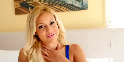 Step Siblings Caught - Hot Step Sister Swallows Cum and Fuck
