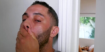 Sneaky stepbrother finally fucks Abella