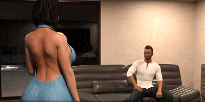Lily Of The Valley: Wife With Big Boobs Doing Slutty Things With Her Boss At A Business Dinner – S3E6