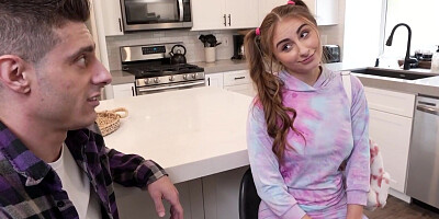 Penelope Kay sucks a hard cock and spreads legs to fuck