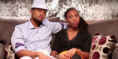 Black couple invited their hot buddy for a hardcore threeway sex