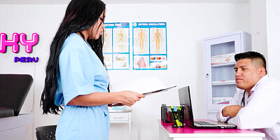 Milky Peru - Nurse Maribel asks for a raise and gets a dick. This is how the increase is paid bitch!