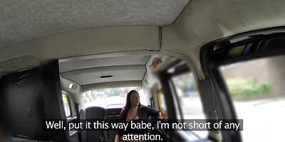 Fake Taxi Secretary looking lady with huge tits and wet pussy