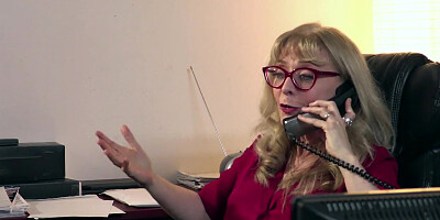 SheWillCheat - Older MILF Nina Hartley Hires Young Stud For