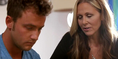 MILF Julia Ann Threeway With Step-Son & Teen Creampie