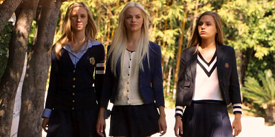 Handsome black man bangs a petite redhead gal by the pool