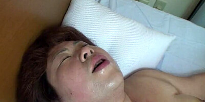 Nasty foursome with a fat plump mature lady and a cute teen all in one