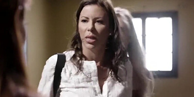 PURE TABOO Lesbian Teacher makes StepMom Spank her Bratty Daughter