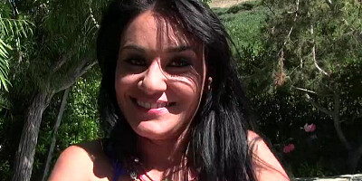 Astonishing brunette Charley Chase sucks a hard cock and rides it