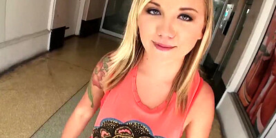 Lets try Anal - Addison Grey Loves Flashing,Teasing and Anal