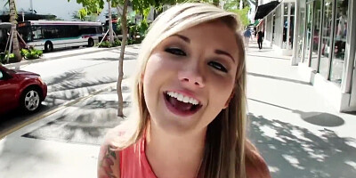 Lets try Anal - Addison Grey Loves Flashing,Teasing and Anal