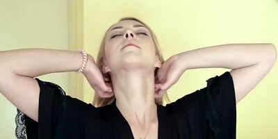 College Student rides Grandpa's Cock, sucks it, and gets her Puss