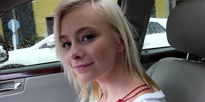 Guy spreads stepsister's legs and touches her pink pussy