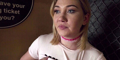 Saucy blonde fucks for money