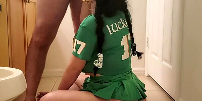 STEPSISTER CHEATS ON BOYFRIEND WITH STEPBROTHER AT ST PATRICKS DAY PARTY