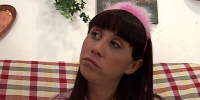 An attractive young girl gets fucked by a lively old man