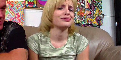 Ally Ann Has Her Flat White Ass Spanked Red