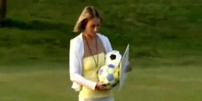 Naughty blonde cougar takes stepson's cock in that shaved pussy