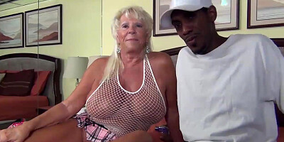 72 year old Grandma Craves Big Black Cock