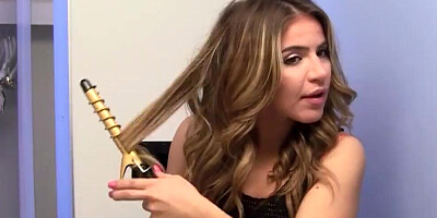 Blonde girl just finished preparing for bedtime and her horny boyfriend wanted sex