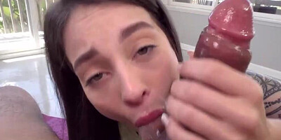 Juicy girl Maddy May is dicked-down by a hung fitness instructor