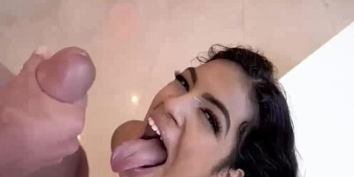 Compilation with cum-thirsty girls getting some truly messy facials