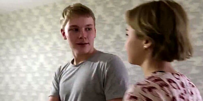 Cute European couple is having sex in this hot homemade video