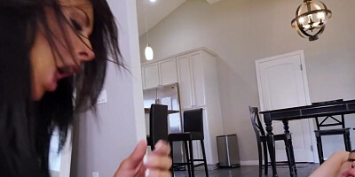 Skinny gifted guy gets some pussy as a birthday gift from his hot stepmom