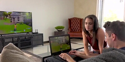 Stepmom Reagan Foxx Steals Stepsons Cock