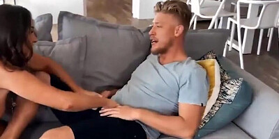 Busty Stepmom Aubrey Black Teaches Stepson How To Give