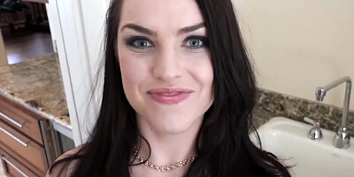 Naughty stepdaughter pleases her daddy so she can go out