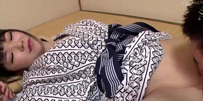 Cute Japanese babe gets her nipples teased by a boyfriend