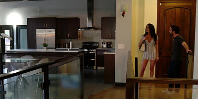 Logan Pierce worships Silvia Saige's feet and fucks her good