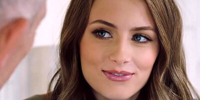 Pool boy pushes his hard cock in Kyler Quinn's tight bootyhole