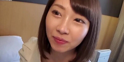 Best slender Japanese babe, blowjob, shaved pussy and creampie sex, uncensored