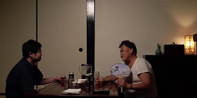 Asian MILF blows stepson while her husband is in the other room