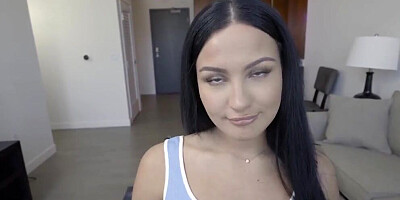 Innocent Teen Mila Monet Lets Stepdad Bang her from behind