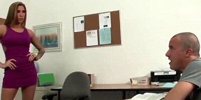 Gorgeous babe rides that big cock in reverse cowgirl position