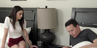 Hot home teacher ended up bouncing on her student's hard cock